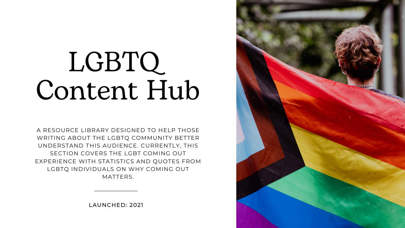 LGBTQ Content Hub slide